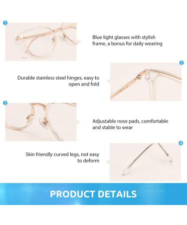 Firmoo Blue Light Blocking Glasses for Women Men - Anti Glare Computer Gaming Eyewear - Clear-s0165 - Buy Online on GoSupps.com