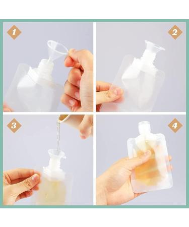 Buy Mrlzlt 9/12th Travel Liquid Packaging - Leak-Proof Refillable Squeeze Bags for Toiletries (12PCs) - International Shipping Available - Buy Online on GoSupps.com