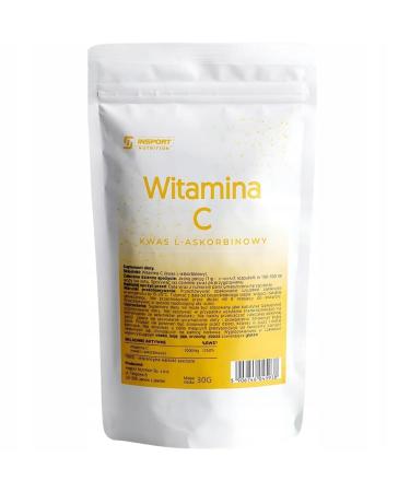 Vitamine C Poudre Pure INSPORT Acide L-Ascorbique 1000 mg par Portion Immunit Antioxydant Fatigue 30 Portions
