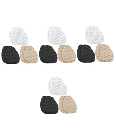 FOMIYES 12 Pairs High Heels Forefoot Pad High Heel Pads Nonslip Forefoot Pads Metatarsal Foot Pads Women Metatarsal Pads Plantar Insoles Non-Skid Pads Soft Forefoot Stickers