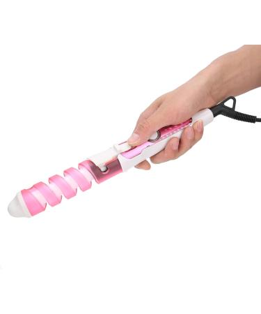 Spiral Hair Curler & Crimper - Electric Curling Wand for Women & Girls | Negative Ions Moisture Lock | 110-240V International Shipping - Buy Online on GoSupps.com
