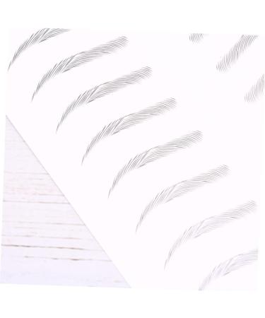 Balacoo 2 Pairs Waterproof Makeup Water-based Eye Brow Stickers Eyebrow Stickers 3d Water Proof Makeup Tools - Buy Online on GoSupps.com