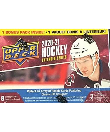 2020/21 Upper Deck Extended Series NHL Hockey Blaster Box - 7 Packs | Young Guns Rookie Cards - Buy Online on GoSupps.com