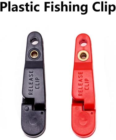 Fishing Release Clip - 6 Pack Angel Downrigger Clips & Snap Release Outrigger Clips for Weight Hobel Board - Black - Buy Online on GoSupps.com