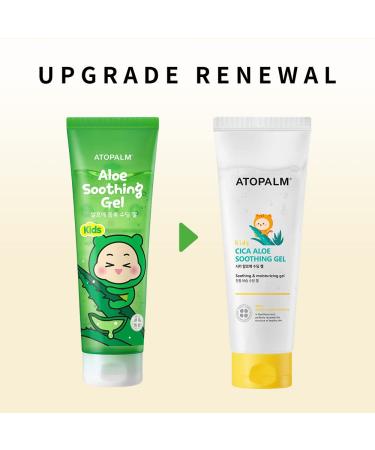 ATOPALM Kids Cica Aloe Soothing Gel - 8.5 fl. oz. | Instant Skin Relief for Kids | After Sun Care Gel | Dry & Sensitive Skin | Cica & Aloe Vera Leaf - Buy Online on GoSupps.com