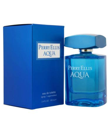 Perry Ellis Aqua Eau de Toilette Spray for Men 3.4 Ounce (Pack of 3) - Buy Online on GoSupps.com