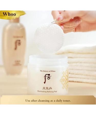 Korea Skincare Cheongidan Illuminating Refining Pad 60ea - Soothing Gold Toner for Smooth Skin | Buy Internationally - Buy Online on GoSupps.com