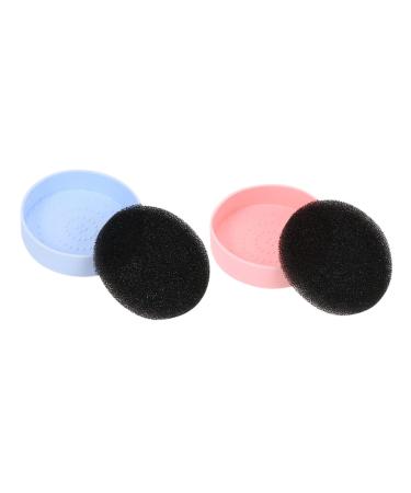 FRCOLOR 4 Pcs Makeup Brush Cleaner Mat & Silicone Sponge Set - Keychain Comb for Eyeshadow & Cosmetic Care - Assorted Colors - Buy Online on GoSupps.com
