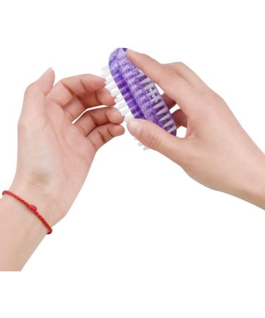 4 Pcs Two-Sided Nail Brushes - Fingernail & Toes Cleaning Hand Brush Set - Buy Online on GoSupps.com