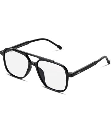 SMOODER Computer Glasses CORONADO - Stylish Blue Light Blocker for Men & Women | Attractive Black Design - Buy Online on GoSupps.com