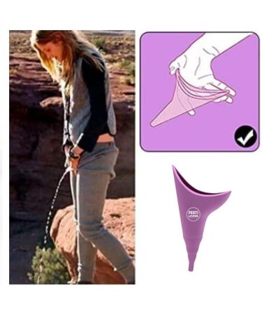 Fixed Waterproof Urinal for Women - Portable Pink Toilet Solution with Hygiene Cloths for Outdoor Festivals & Travel - Buy Online on GoSupps.com
