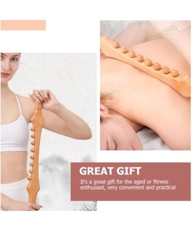 Osaladi Gua SHA Massage Tool - Wooden Reflexology Roller for Total Body Relief Abdominal & Neck Massage - Buy Online on GoSupps.com
