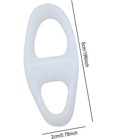 Congou Toe Spreader - Silicone Foot Separator for Comfort & Hammer Toe Relief - Reusable Corrector | White - Buy Online on GoSupps.com