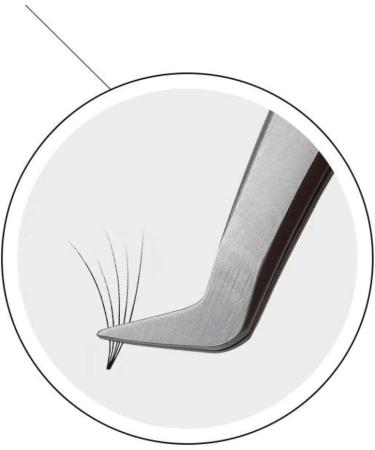 Alluring Silver Tweezers for Eyelash Extensions - Perfect for 3D 5D & 6D Volume Lashes - Buy Online on GoSupps.com