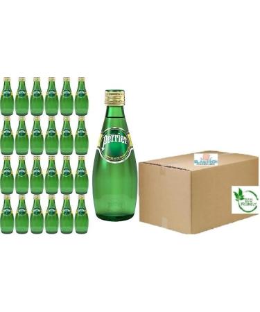 Perrier Sparkling Mineral Water in Glass 330ml (Pack of 24) Boxed Slamtech - Buy Online on GoSupps.com