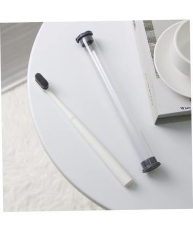 Buy FRCOLOR 2pcs Soft Nylon Charcoal Toothbrushes - Convenient Travel Oral Care | Eco-Friendly Tongue Care Brush for International Shipping - Buy Online on GoSupps.com