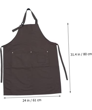 LABRIMP 1pc Fashion Apron Barber Aprons and Smock Oil Resistance Apron Waiter Apron Stylist Cape Apron with Pockets Halter Apron Bbq Apron Water Drop Resistant Apron for Women Salon Aprons - Buy Online on GoSupps.com