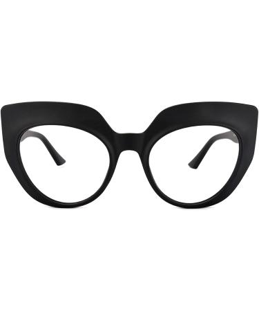 Zeelool Cat Eye Blue Light Blocking Glasses for Women | Depp OP01884-06 Black | Chic Thick Eyewear - Buy Online on GoSupps.com