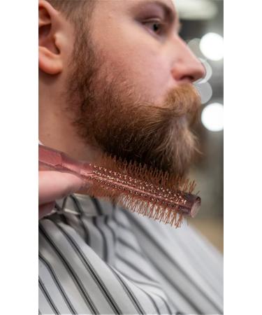 Buy Hairlich Round Brush | Men's Beard & Hair F hn Brush for Smoothing & Blow-Drying | Professional Volume Brush 2.7 cm - Perfect for Styling - Buy Online on GoSupps.com