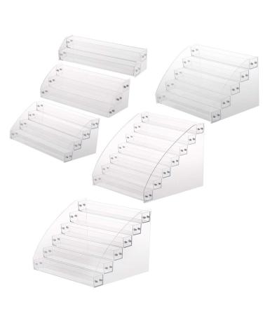 Nail Polish Organizer - Nail Polish Holder Acrylic Clear Makeup Stand Nail Polish Rack Durable 6 Styles (Design : Five Layers)