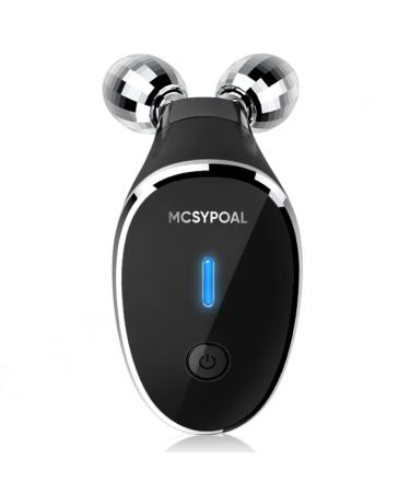 Buy 5-in-1 Microcurrent Facial Device - Multifunctional Face Massager & Roller for Radiant Skin - Glossy Black - International Shipping Available - Buy Online on GoSupps.com