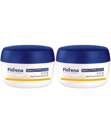 Florena Anti Wrinkle Night Cream Q10 pack of 2 (1 x 50 ml) 50 ml (pack of 2)