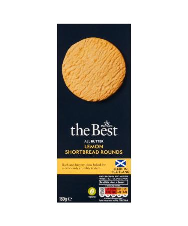 Morrisons The Best Lemon Shortbread Rounds 180g