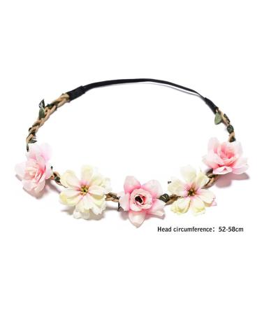 6 PCS Flower Crown Headbands for Women and Girls - Boho Wedding Bridal Hair Accessories - Buy Online on GoSupps.com