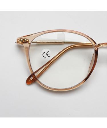 Buy Lanomi Multifocal Reading Glasses with Blue Light Filter | UV400 Protection | Round Design | 3.0 Diopters for Men & Women - Buy Online on GoSupps.com