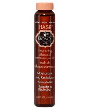 Hask Monoi Nourishing Shine Oil .63 oz (Pack of 2)