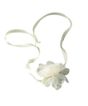 OralGos Floral Choker Long Lace Up Necklace Wedding Jewelry Necklace Gift for Women Teen Girls 3