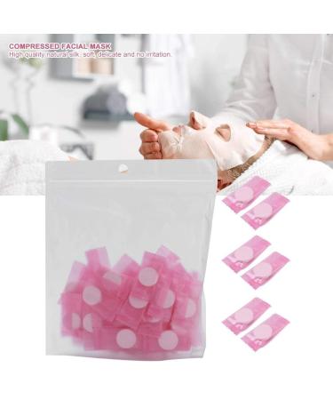 50 Pieces Natural Silk Compressed Face Masks - DIY Reusable Leaf Masks for Skin Care & Beauty - Buy Online on GoSupps.com