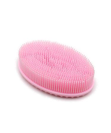 DNC Exfoliating Silicone Body Scrubber - Easy to Clean, Lathers Well, Eco-Friendly (Pink) - Buy Online on GoSupps.com