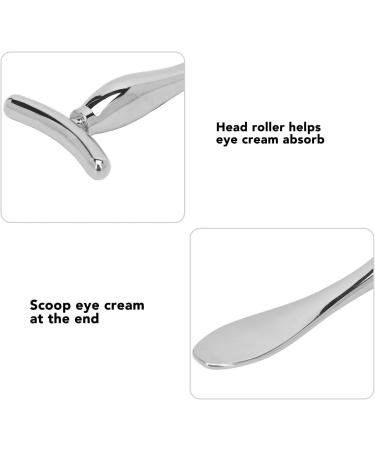 Silver Eye Cream Applicator Magic Wand - T-Shape Zinc Alloy Spoon for Tightening & Wrinkle Reduction - Buy Online on GoSupps.com