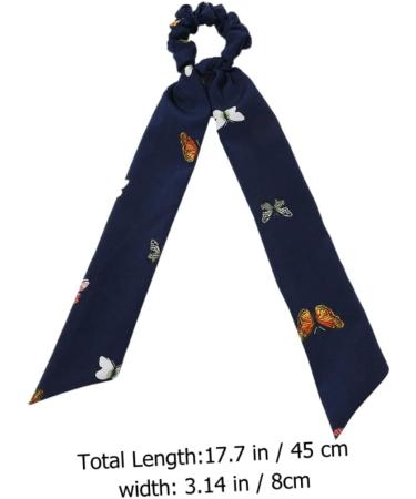 Beaupretty Scrunchies Ribbon hair tie Bowknot Hair Rings chiffon hair bands Hair Ribbon bowknot hair scrunchies Ponytail Holders headwear for women Simple Headdress bow tie scarf Miss Hair - Buy Online on GoSupps.com