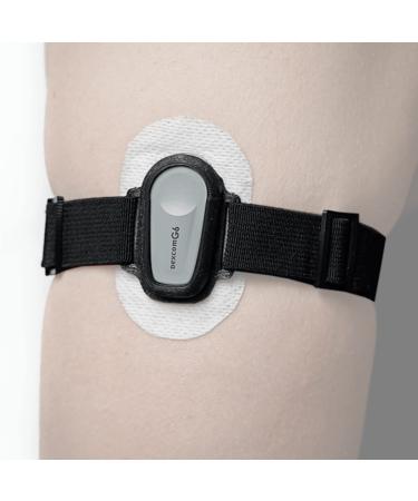 Diababers DexCom G6 Fixing Band Fixing holder with adjustable bracelet - holder: black - bracelet: black - size: S (15-25 cm) S (15-25 cm) black