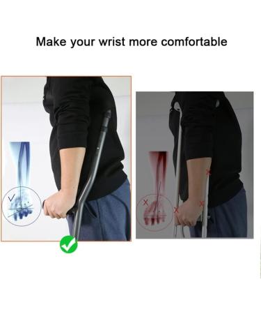 Adult Crutches Crutches Aluminum Height Adjustable Medical Crutches Walking Crutches Portable Folding Crutches Rehabilitation Training Convenient Lucky Star Selfless dedication - Buy Online on GoSupps.com