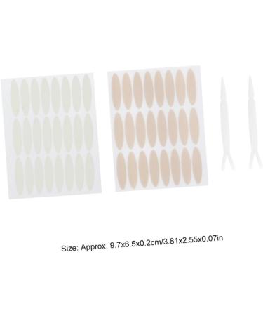 Housoutil Hooded Eyelid Tape 3pcs Stickers Lace Eyelid Tape Women Eyelid Tape Double Eyelid Sticker Hooded Y-shaped Fork mediumx3pcs - Buy Online on GoSupps.com