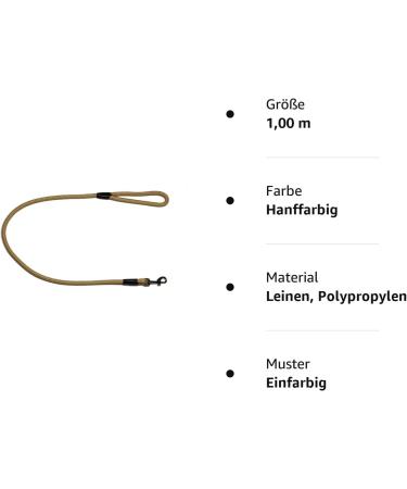 Shop Durable Basic Rope Leash with Hand Loop - 27 Colors & 7 Lengths | Eco-Friendly Hemp - 10mm For Dogs - Buy Online on GoSupps.com