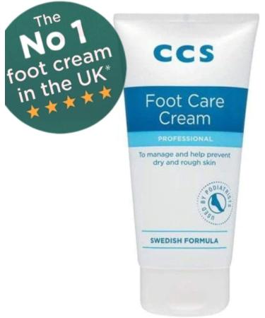 CCS Swedish Foot Care Cream 175ml - Intensive Moisturizing & Repair Formula for Soft Smooth Feet - Soothes Dry Cracked Heels - Professional Foot Care Solution - Buy Online on GoSupps.com