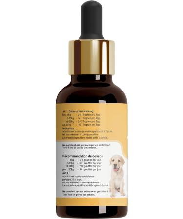 HelloAnimal Vegan Intestinal Deworming Liquid Anti-worms for Animals particularly recommended for Dogs Cats Rabbits and poultry Natural intestinal dewormer for stomach and intestines - Buy Online on GoSupps.com