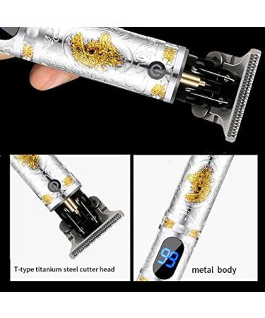 Guindxan Professional Hair Clippers Men Electric Beard Trimmer Digital Display USB Rechargeable Cordless Hair Cutting Skull - Buy Online on GoSupps.com