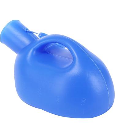 Urinals for Men -Night Use - 2000mL Thick Plastic Mens Bedpan Bottle with Screw-on Lid - Spill Proof Portable Pee Bottles Use in Bed Travel Urine Collection Containers Happy - Buy Online on GoSupps.com