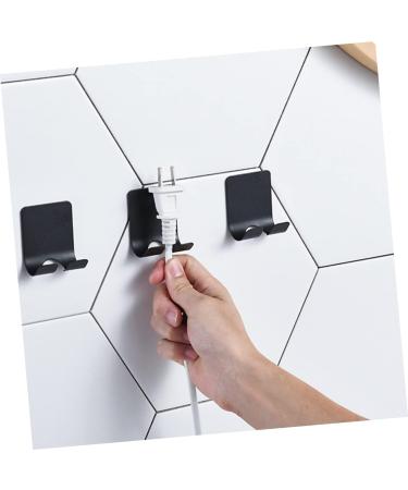 Alipis Cell Phone Stand & Storage Hooks - 8 Razor Hangers for Cupboard | Durable Black Clothing Rack | 6.1x4.5cm - Buy Online on GoSupps.com