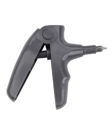 Angzhili 1 Piece Dental Ligature Tie Gun Ligature Ring Placement Tool Dispenser Shooter(Gray)