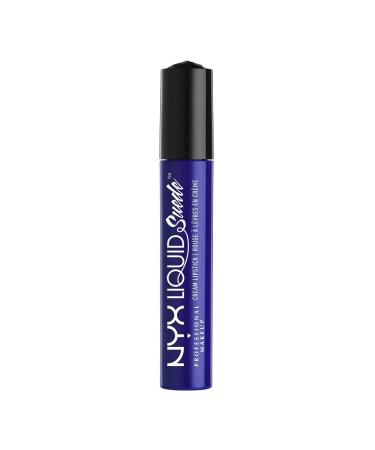 NYX PROFESSIONAL MAKEUP Liquid Suede Cream Lipstick - Jet-Set (True Blue) 0.16 Ounce (Pack of 1) - Buy Online on GoSupps.com