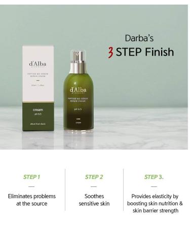 Buy d'Alba Peptide No-Sebum Repair Cream 1.69 fl oz - Hydrating & Balancing Moisturizer - Buy Online on GoSupps.com