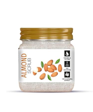 Almond Scrub For Face & Body (380 Ml) | All Skin |Cleanser Scrub For Deep Exfoliation | Dead Skin Remover | Tan Removal | Blackhead Remover