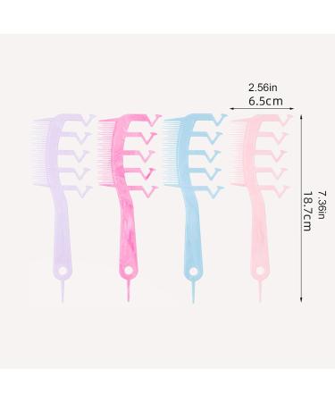 Peigne d m lant 3 en 1 en forme de Z pour cheveux - Fente dents larges - Cadeau de raie bleu - Buy Online on GoSupps.com