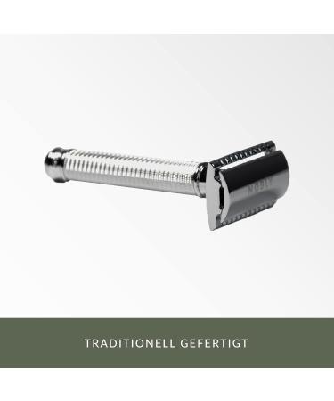 N bly Safety Razor Set for Men & Women | Eco-Friendly Shaving with Blades & Stand - International Shipping Available - Buy Online on GoSupps.com